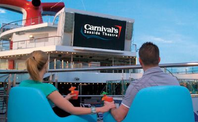 Carnival Liberty dive-in movies