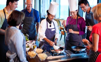 Celebrity Silhouette cooking demonstration