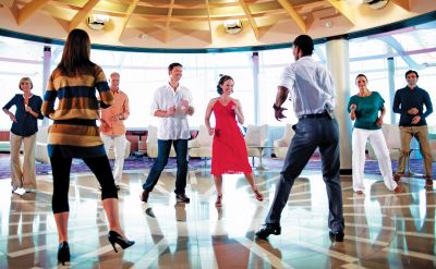 Celebrity Silhouette dancing