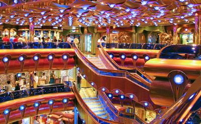 Carnival Freedom atrium