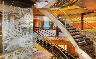 Holland America Prinsendam atrium