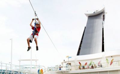 Royal Caribbean Harmony of the Seas zipline